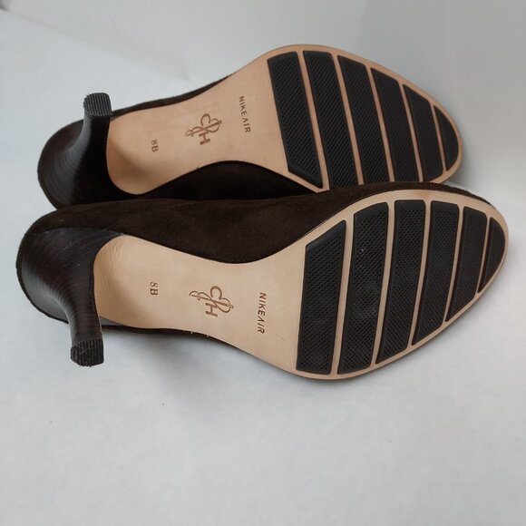 Cole Haan Air Talia Gore Heel Women's 8 B Brown Suede Stiletto Grip Sole Slip On - Picture 12 of 15